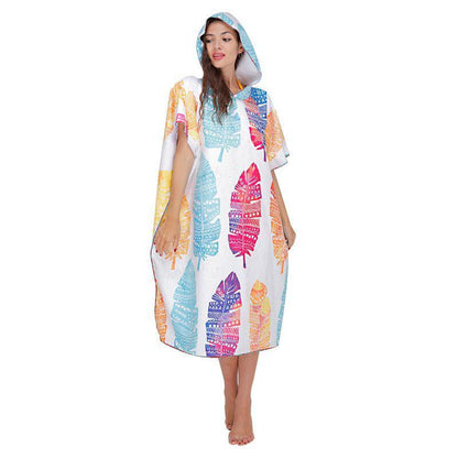 Fashion Fast Drying Cloak Adult Beach Towel-STYLEGOING