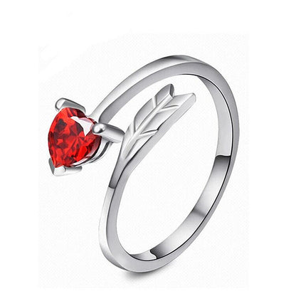 The Arrow of Love Sterling Silver Couple Rings
