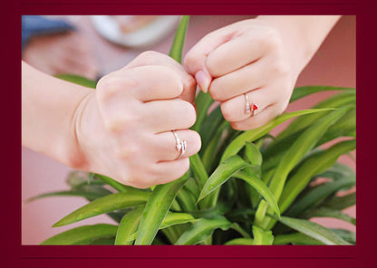 The Arrow of Love Sterling Silver Couple Rings