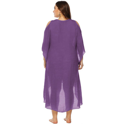 Plus Sizes Beach Bikini Cover Ups-STYLEGOING