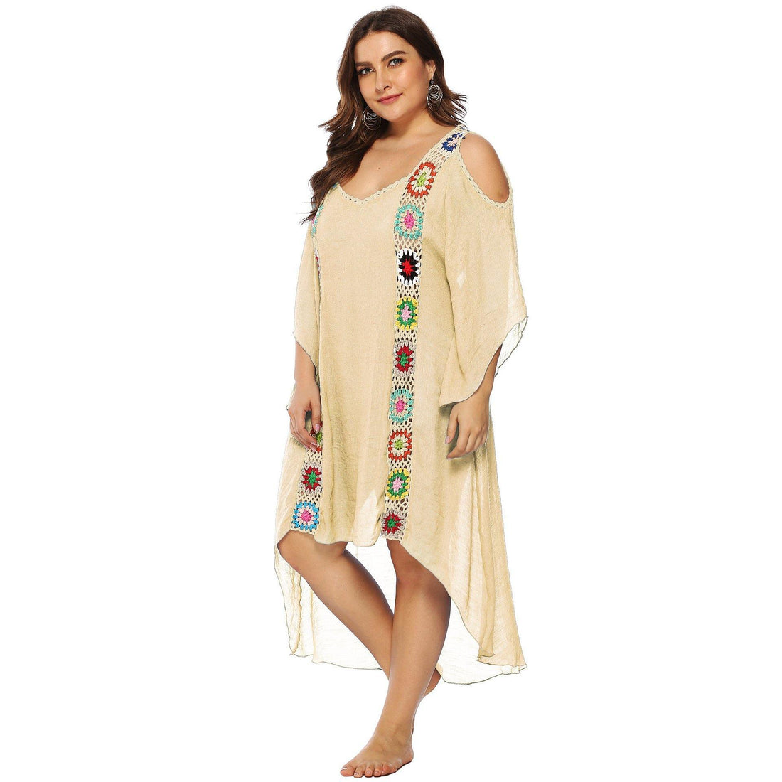 Plus Sizes Beach Bikini Cover Ups-STYLEGOING