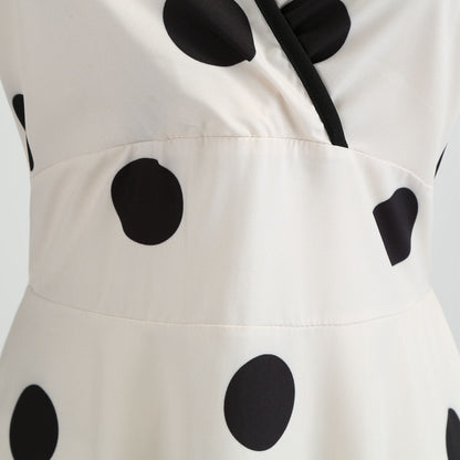 Summer Sleeveless Polka Dot Dresses