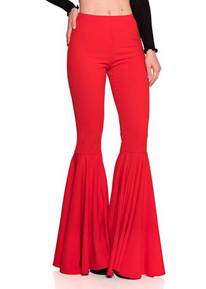 Summer Women High Waist Mermaid Trumpet Pants