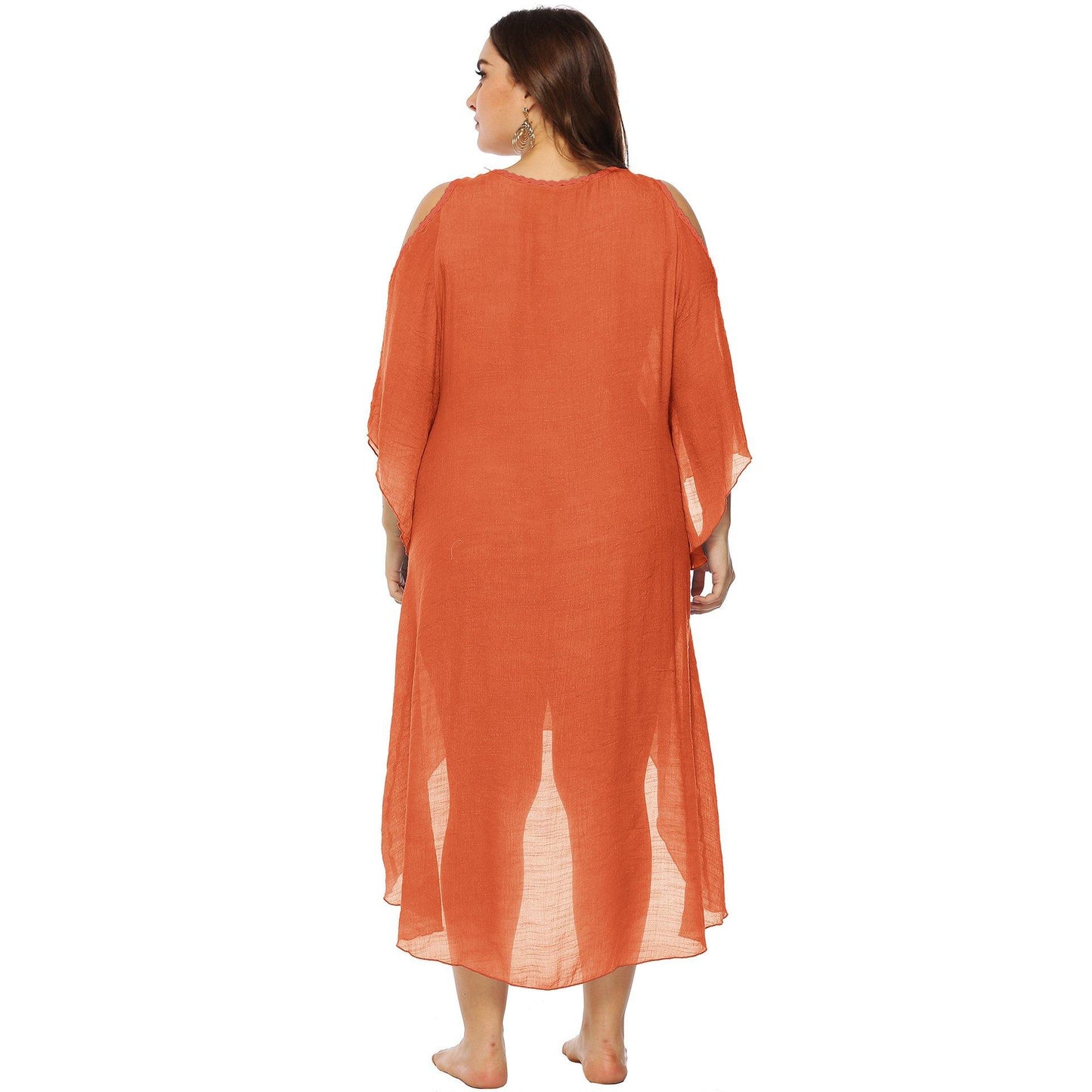 Plus Sizes Beach Bikini Cover Ups-STYLEGOING
