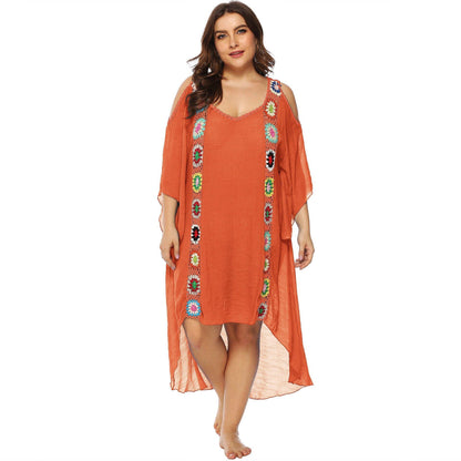 Plus Sizes Beach Bikini Cover Ups-STYLEGOING
