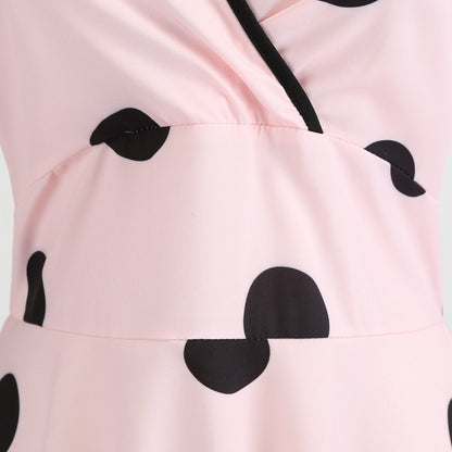 Summer Sleeveless Polka Dot Dresses