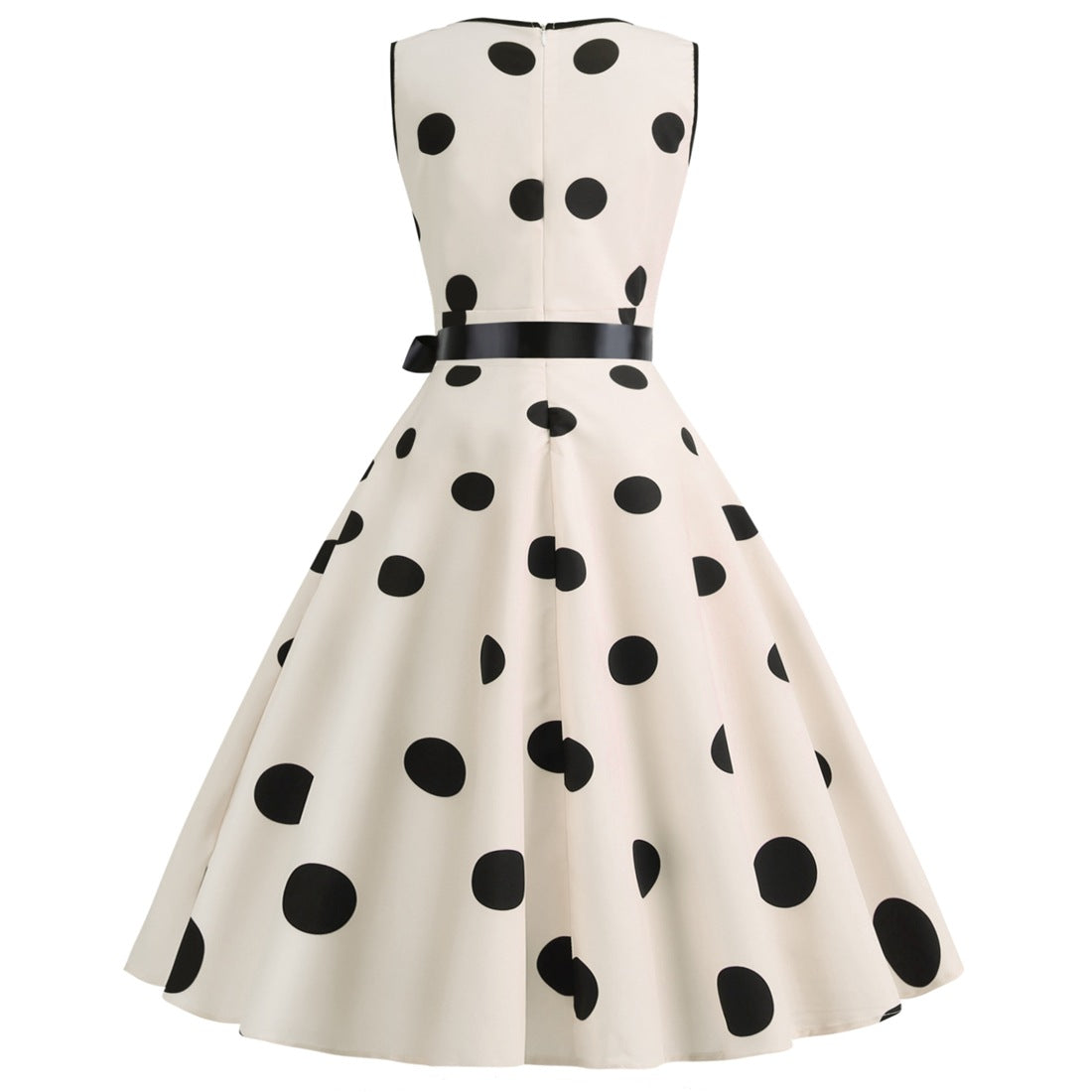 Summer Sleeveless Polka Dot Dresses