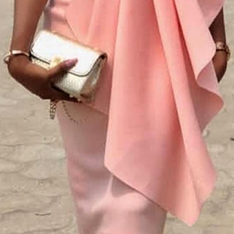 Women Sexy Strapless Ruffled Dresses-STYLEGOING