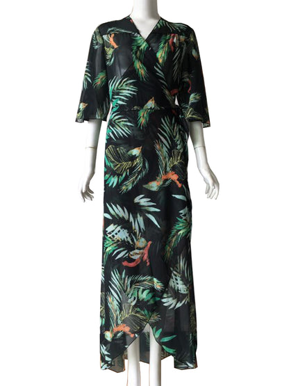 Summer Women Chiffon Long Beach Dresses Cover Ups