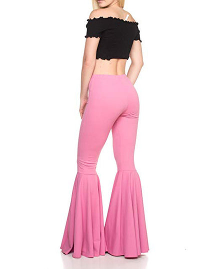 Summer Women High Waist Mermaid Trumpet Pants