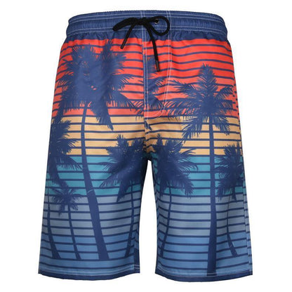 Men's Summer Beach 3D Pint Quick Dry Shorts-STYLEGOING