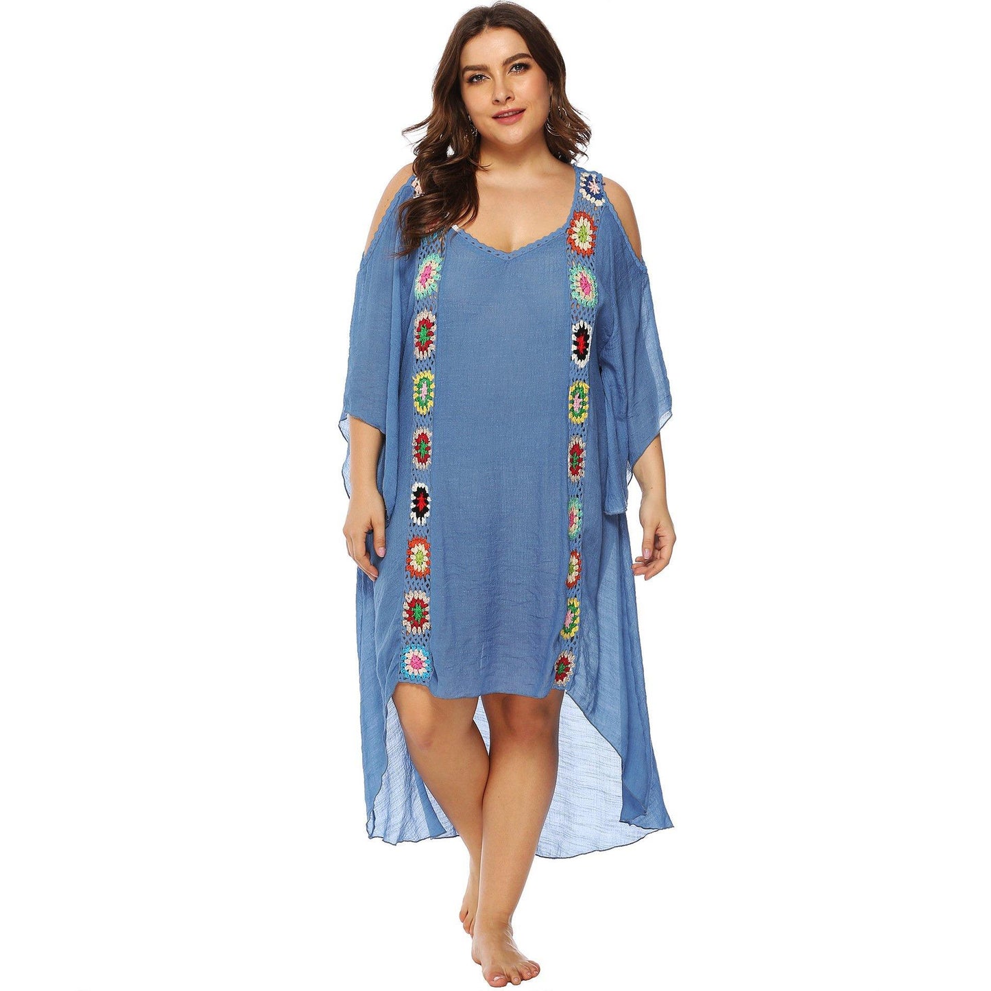 Plus Sizes Beach Bikini Cover Ups-STYLEGOING