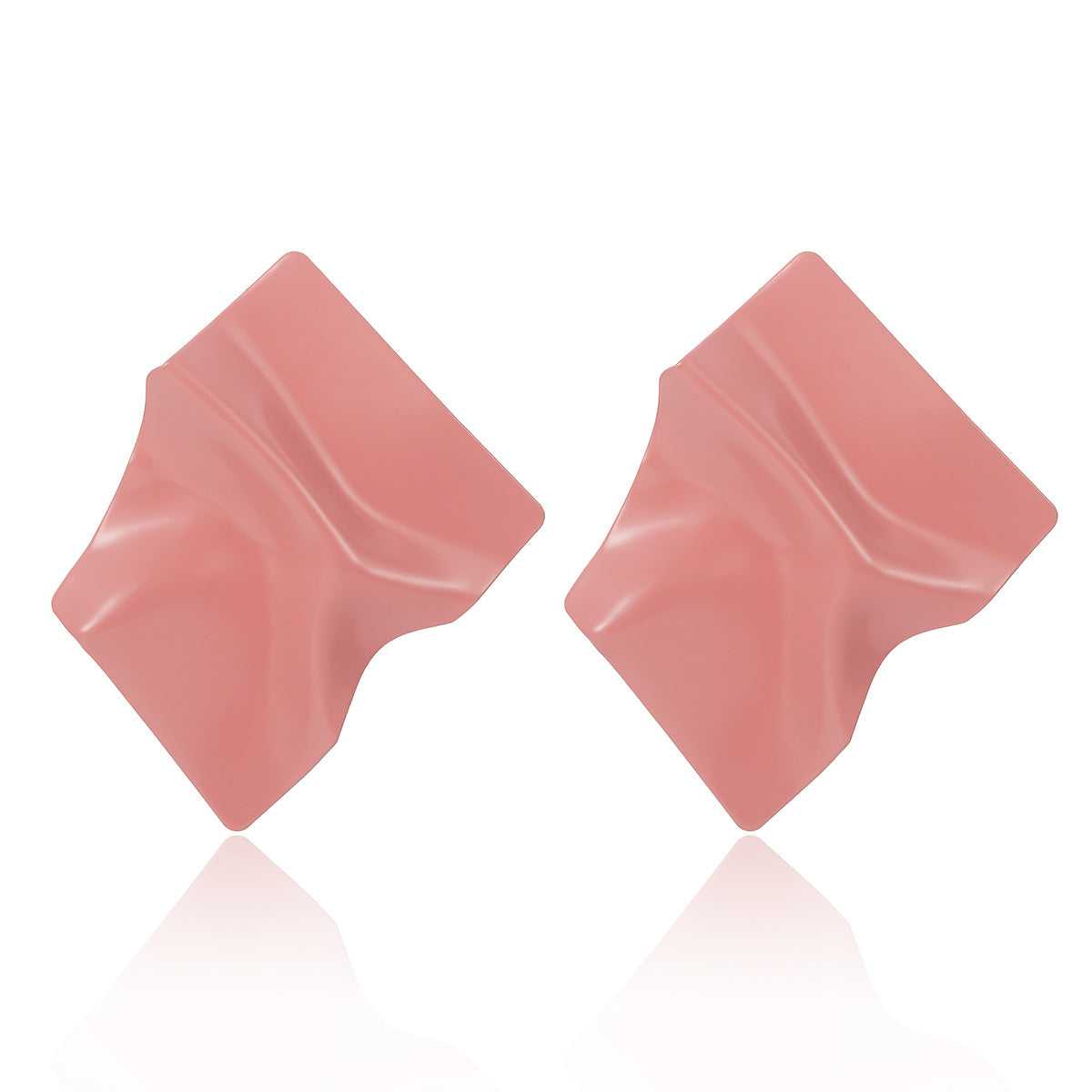 Fashoin Geometry Patter Candy Color Earrings