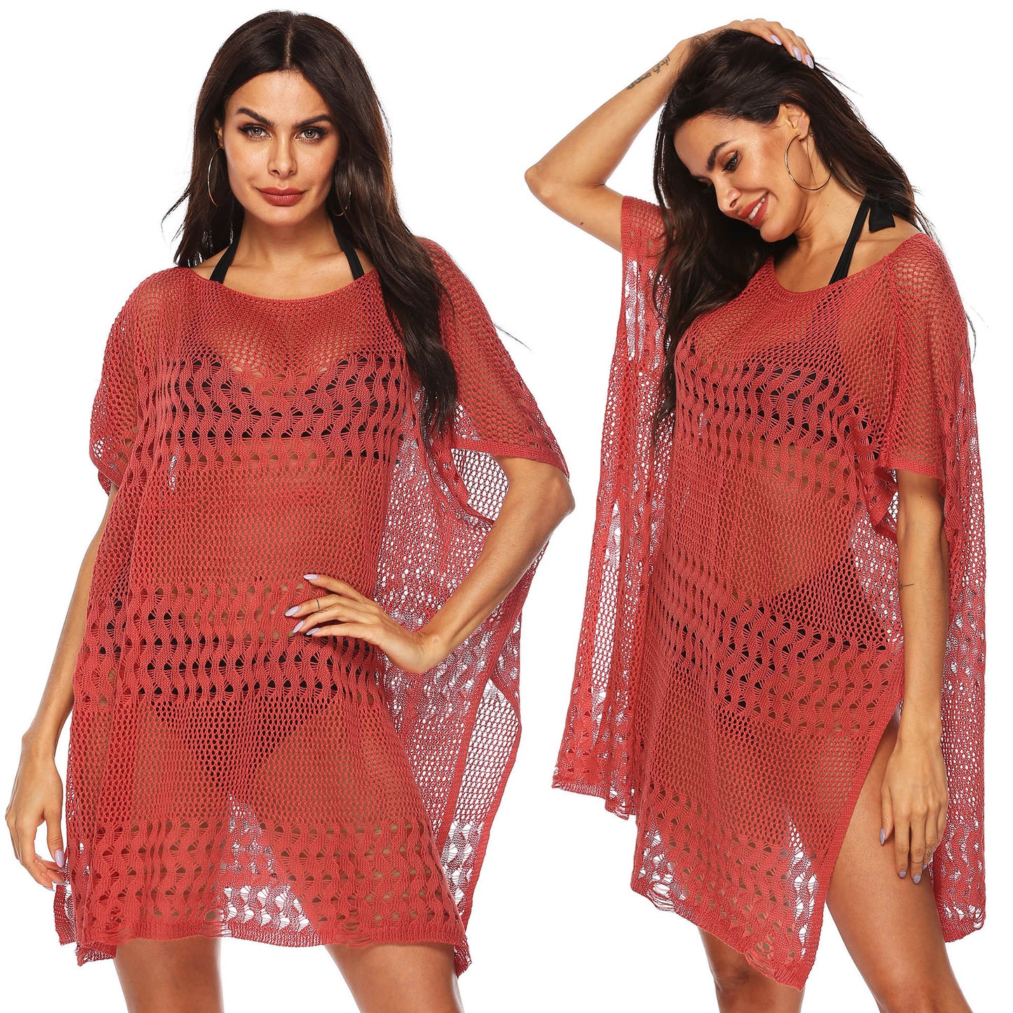 Sexy See Through Summer Beach Bikini Cover Ups