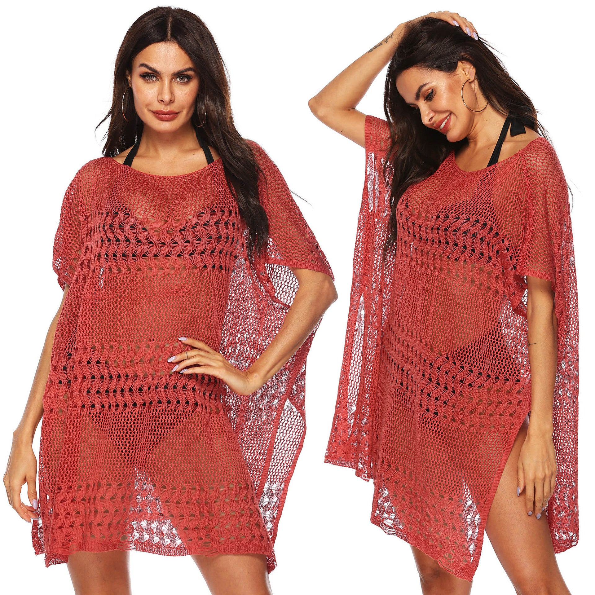 Sexy See Through Summer Beach Bikini Cover Ups