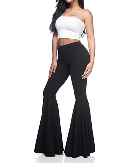 Summer Women High Waist Mermaid Trumpet Pants