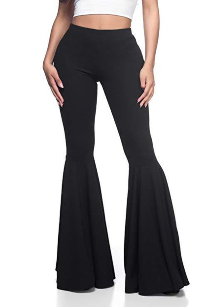 Summer Women High Waist Mermaid Trumpet Pants