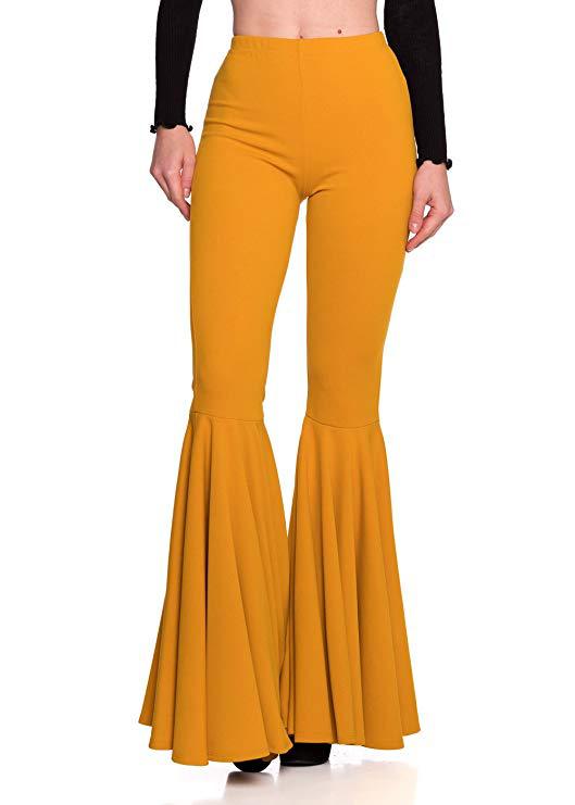 Summer Women High Waist Mermaid Trumpet Pants