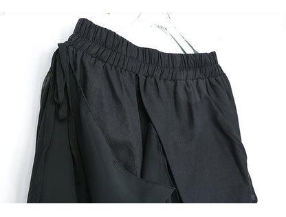 Designed Chiffon Harem Pants for Women