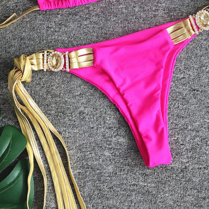 Sexy Backless Bikni Swimsuits-STYLEGOING