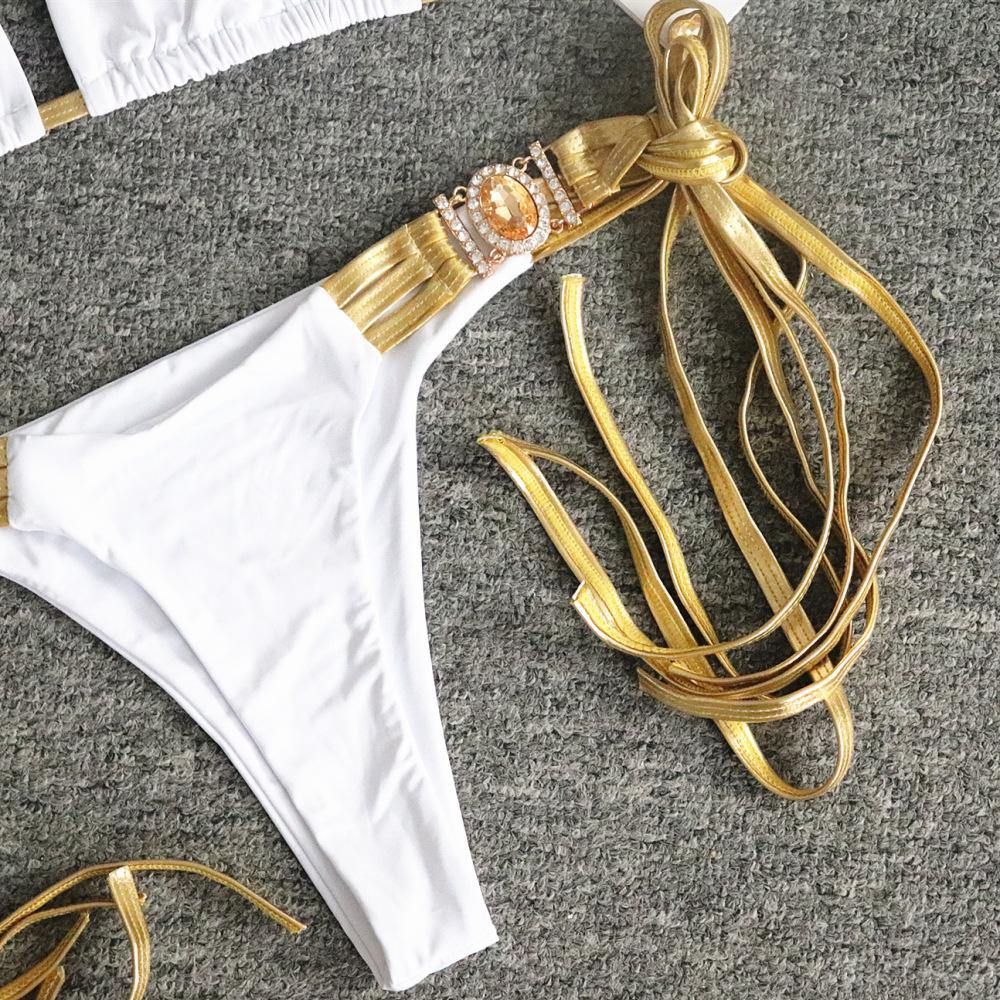 Sexy Backless Bikni Swimsuits-STYLEGOING