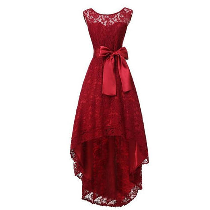 Sexy Sleeveless Plus Size Lace Dresses-STYLEGOING