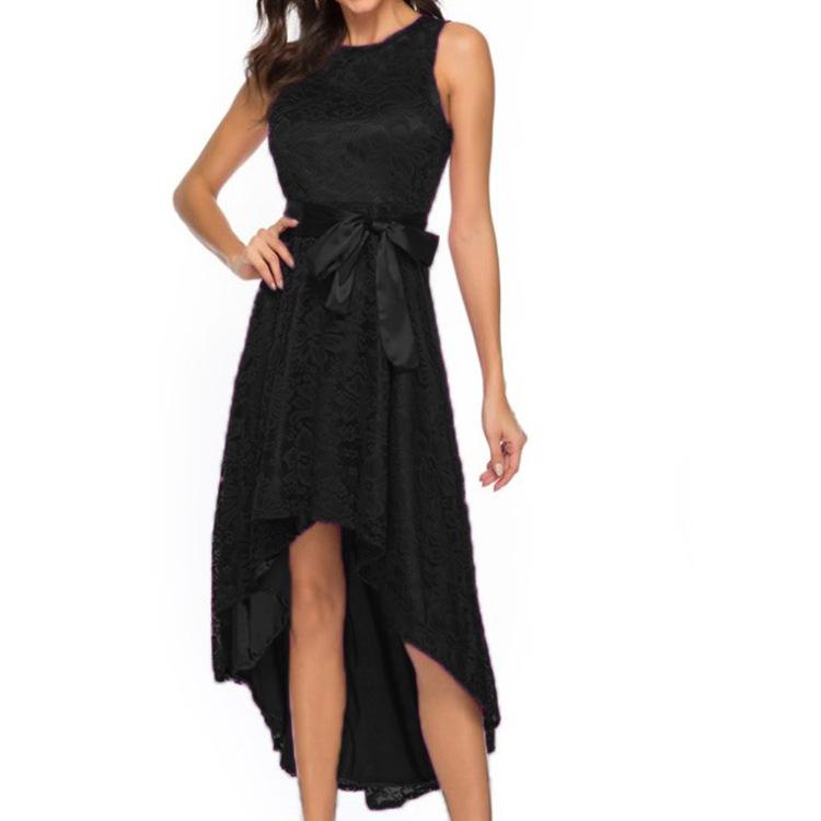 Sexy Sleeveless Plus Size Lace Dresses-STYLEGOING