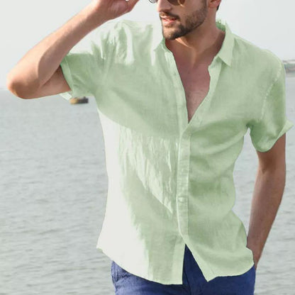 Men Plus Sizes Summer Short Sleeves T-shirts-STYLEGOING