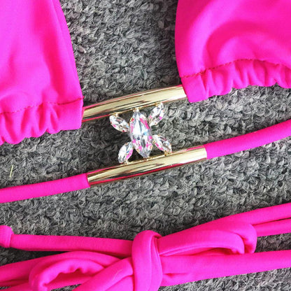 Sexy Rhinestone Summer Beach Bikini-STYLEGOING