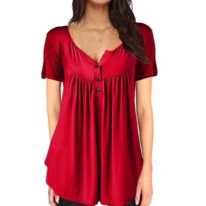 Casual Summer Short Sleeves Women T Shirts