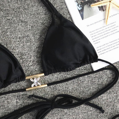 Sexy Rhinestone Summer Beach Bikini-STYLEGOING