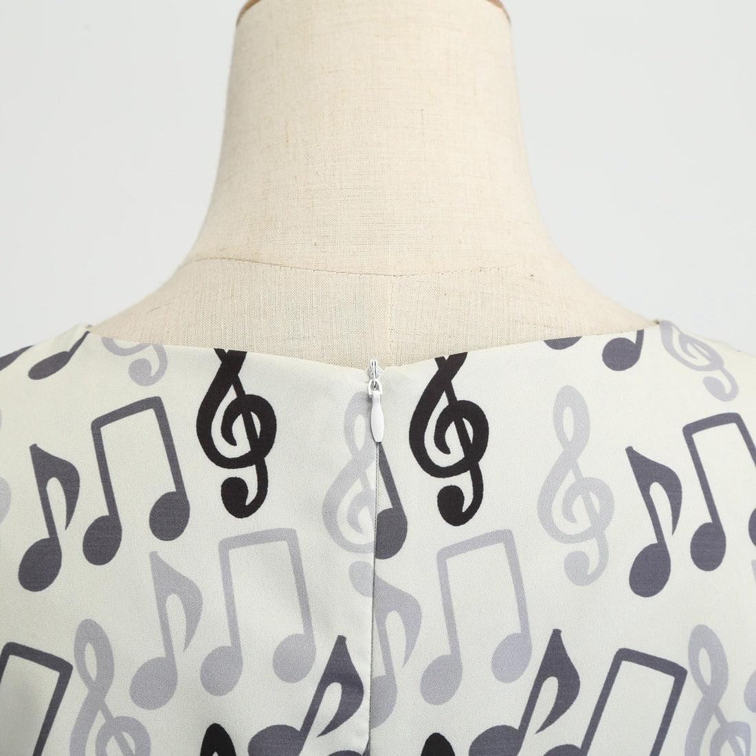 Vintage Music Note Dresses for Women