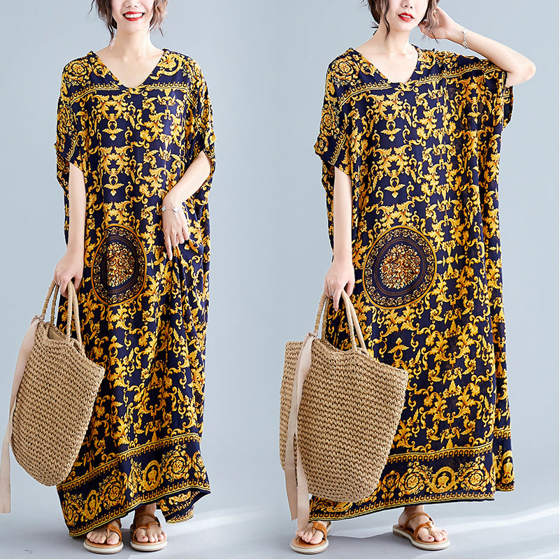 Vintage Plus Sizes Women Long Dresses