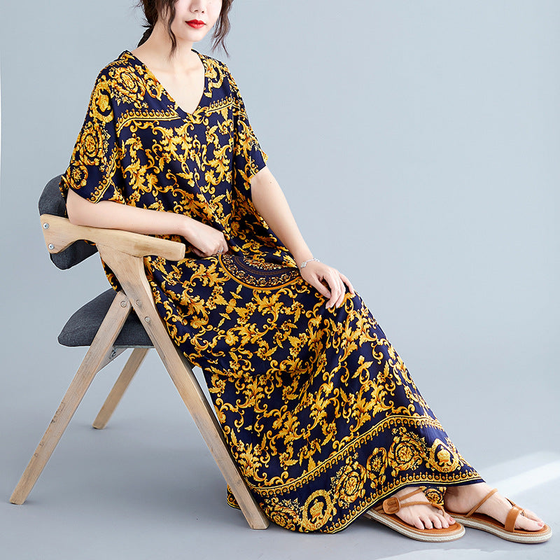 Vintage Plus Sizes Women Long Dresses