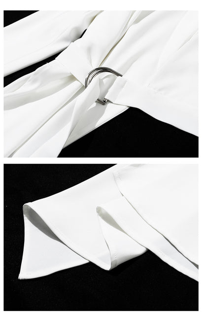 Romantic Designed Irregular Blazer Tops
