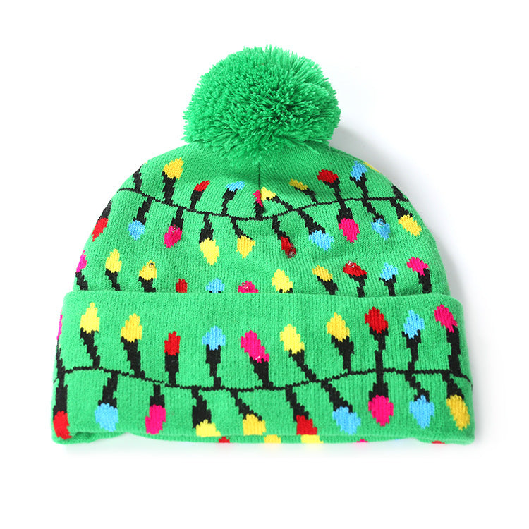 Merry Christmas Knitted Colorful Hats for Kids&Adult
