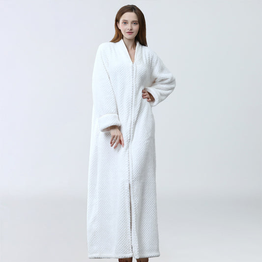 Cozy Fleece Women Sleepwear Gowns