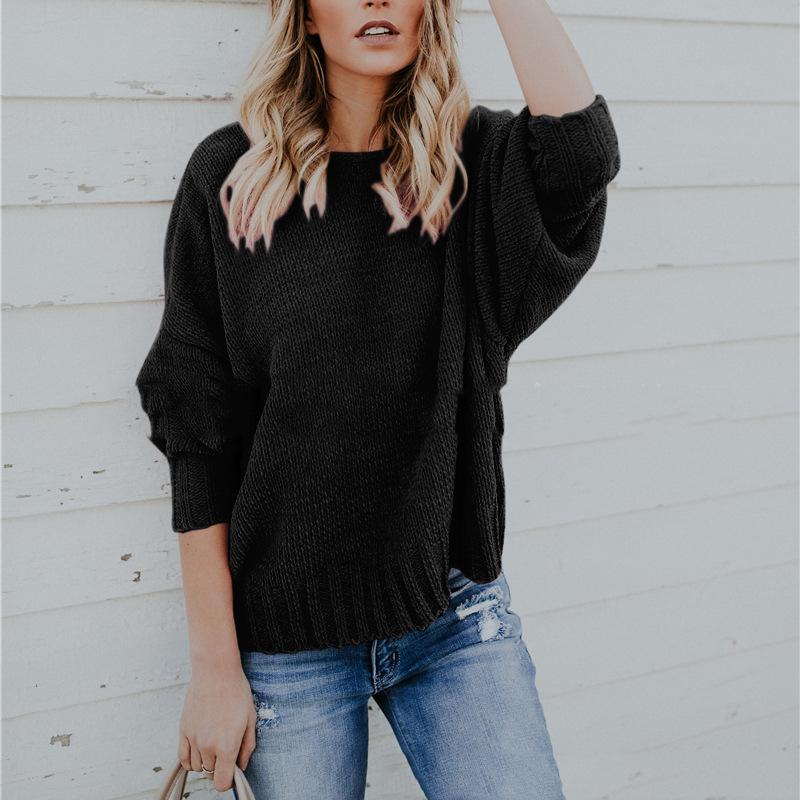 Women Backless Lace Up Sweaters-STYLEGOING