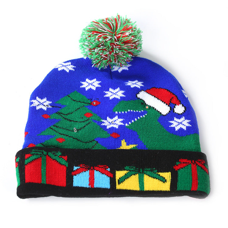 Merry Christmas Knitted Colorful Hats for Kids&Adult
