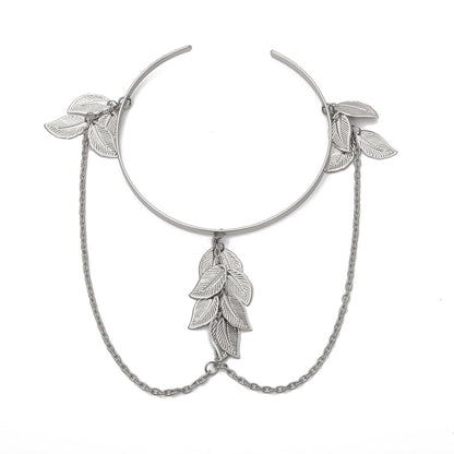 Fashion U Shape Leaf Designed Adjustable Arm Chains