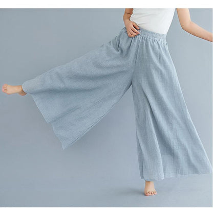 Women Summer Linen Loose Pants-STYLEGOING