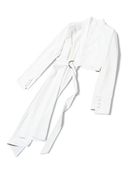 Romantic Designed Irregular Blazer Tops