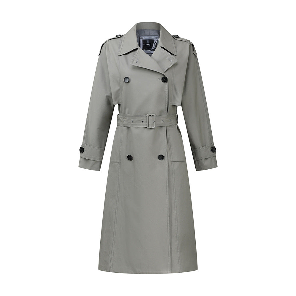 Elegant Fall Women Windbreak Long Overcoats