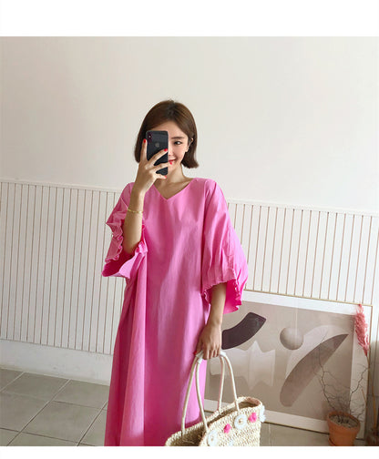 Summer Lovely Casual Plus Sizes Long Dresses