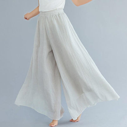 Women Summer Linen Loose Pants-STYLEGOING