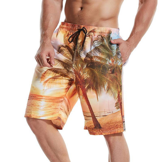 Men's Sumer Beach Quick Dry Clorful Shorts-STYLEGOING