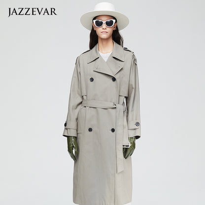 Elegant Fall Women Windbreak Long Overcoats