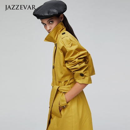 Elegant Fall Women Windbreak Long Overcoats