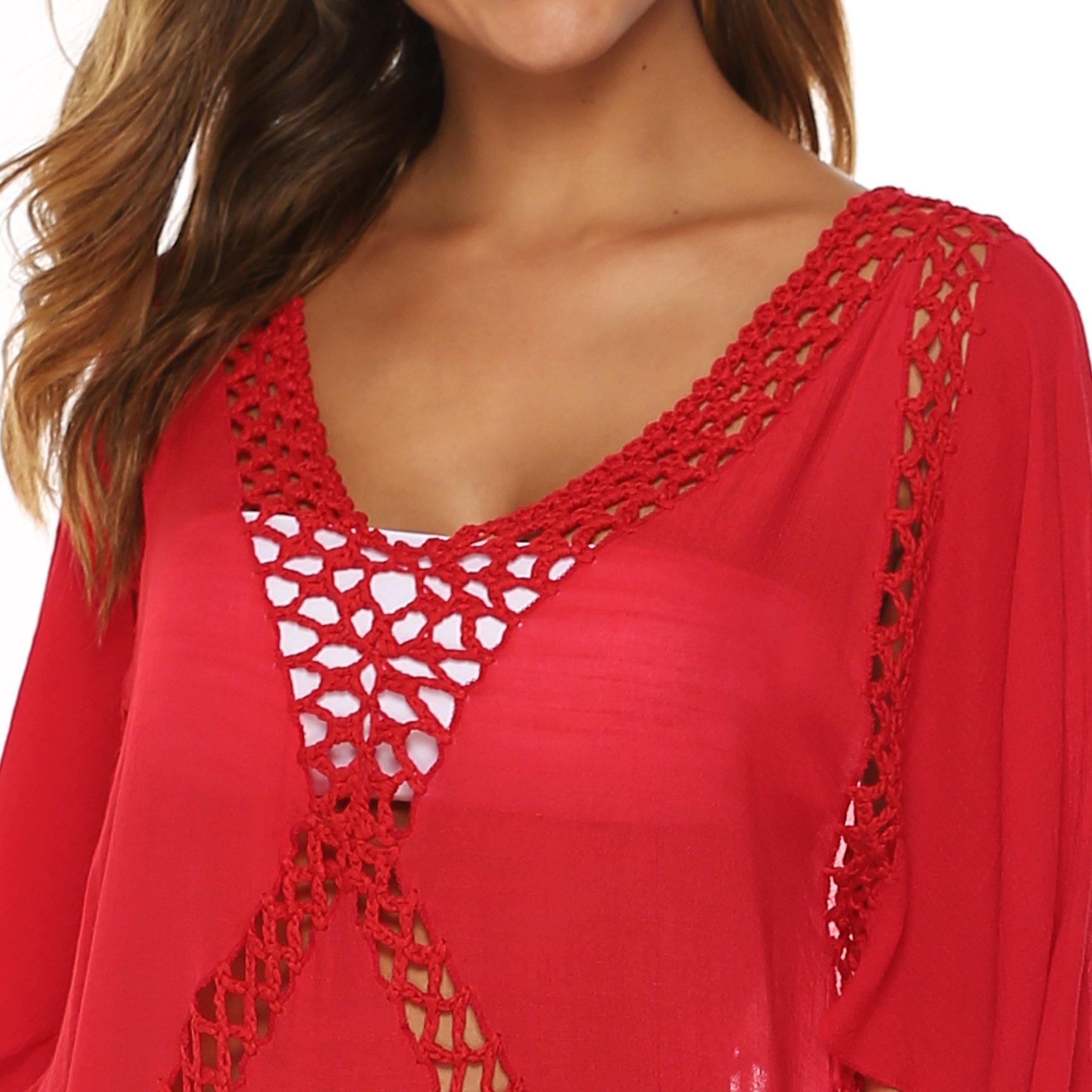 Irregular Summer Sexy Tassel Beach Dresses-STYLEGOING
