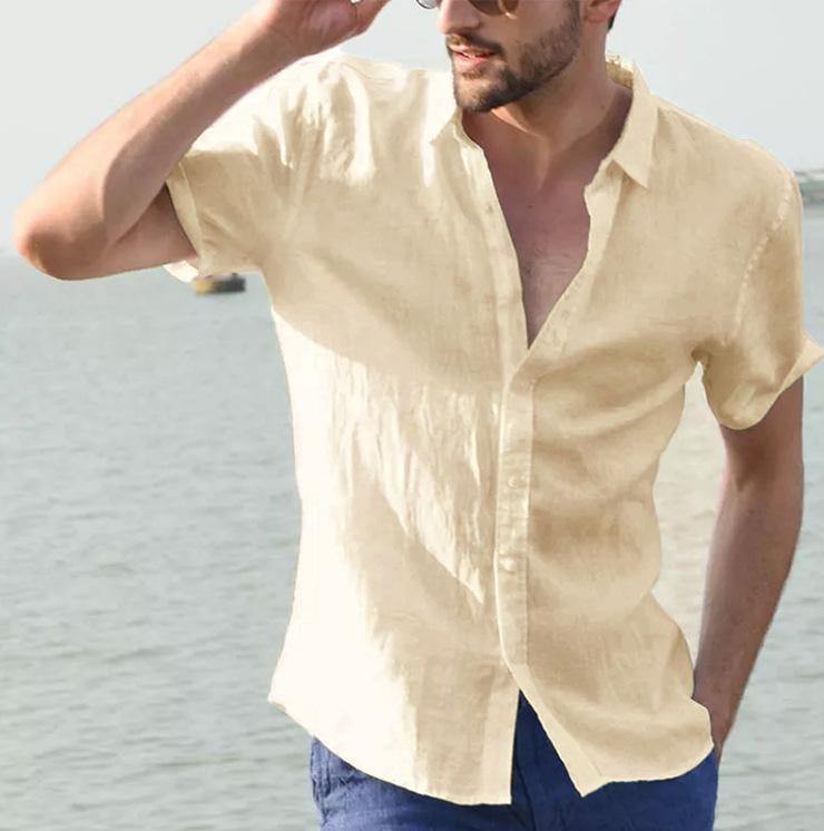 Men Plus Sizes Summer Short Sleeves T-shirts-STYLEGOING